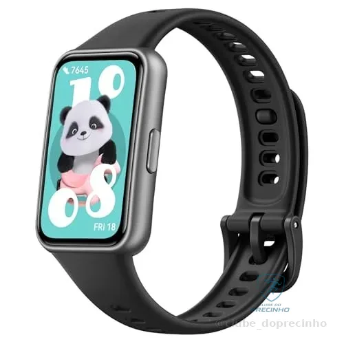 Smartwatch, HUAWEI Band 11, Tela AMOLED de 1,62", Bateria com Autonomia de Até 14 Dias, Monitoramento Aprimorado do Sono, Bem-estar Emocional, Compatível com iOS e Android, Preto Polímero