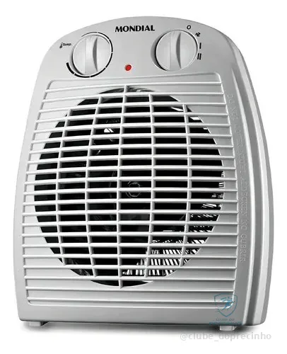 Aquecedor Elétrico Mondial Caloventor A-08 Branco 220v