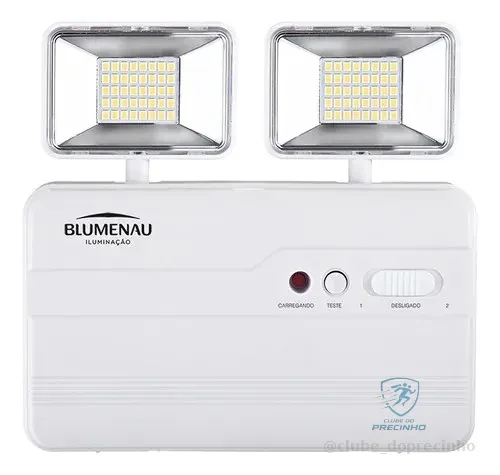 Blumenau Iluminação 40012224 Luz De Emergência Branco 127/220v