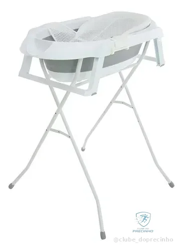 Banheira Safety 1st, Smile Com Suporte, Grey Cinza Liso