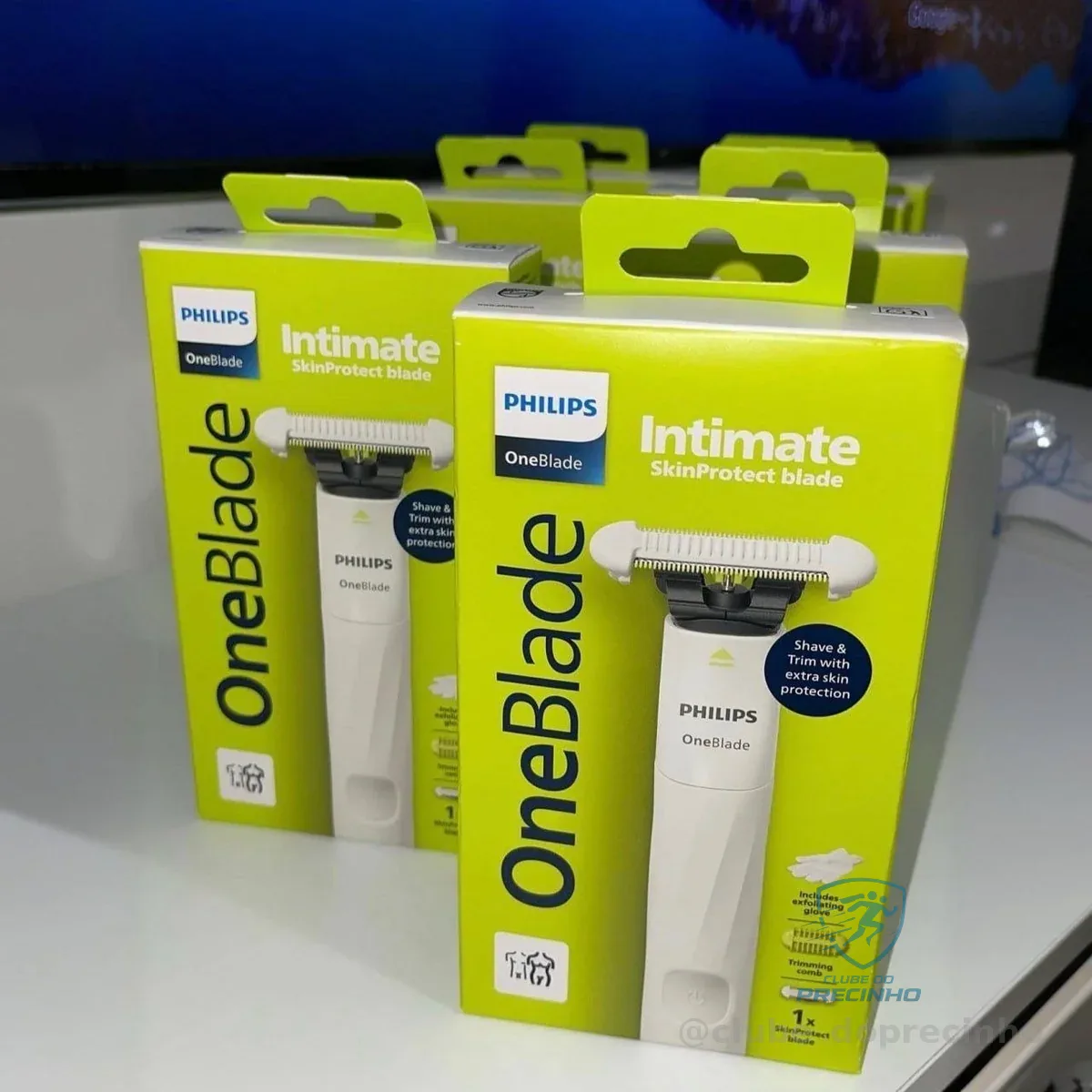 Aparador E Raspador Oneblade Intimate Qp1924/10 Philips Branco 127/220v