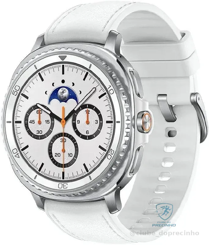 Samsung Galaxy Watch8 Classic Smartwatch 46mm LTE, Galaxy AI - Branco