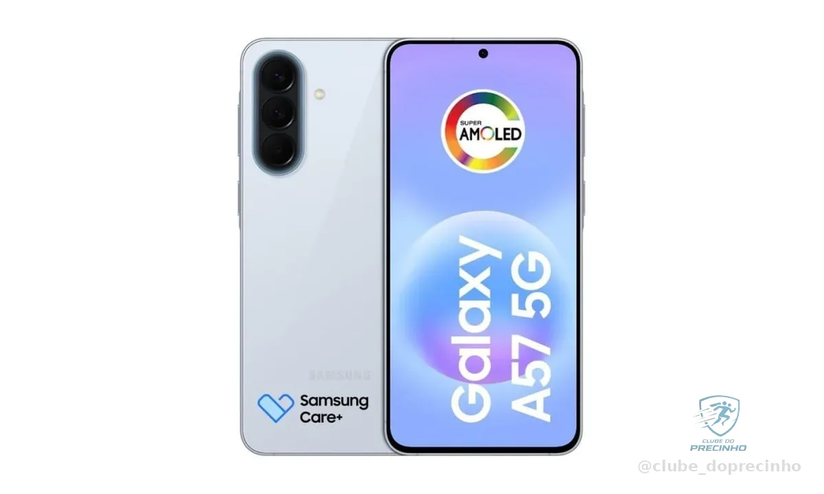 Celular Samsung Galaxy A57 5G 128GB, 8GB RAM, Recursos AI (Azul Claro)