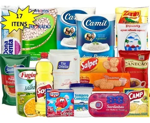 Cesta Básica De Alimentos Qualidade Família Doação Completa