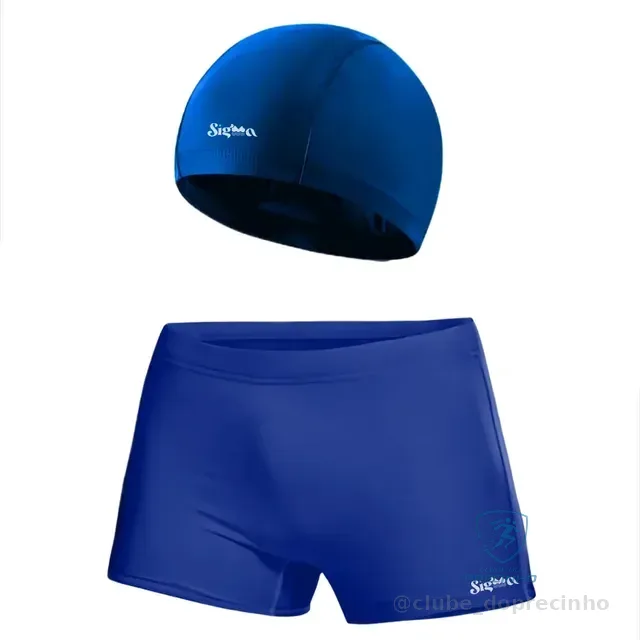 Touca Adulto Moda Praia Sunga Box Masculina Proteção Uv Lisa
