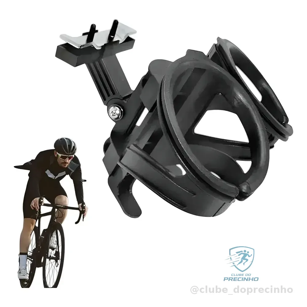 Suporte De Caramanhola Garrafa Duplo Selim Bike Mtb Original Preto