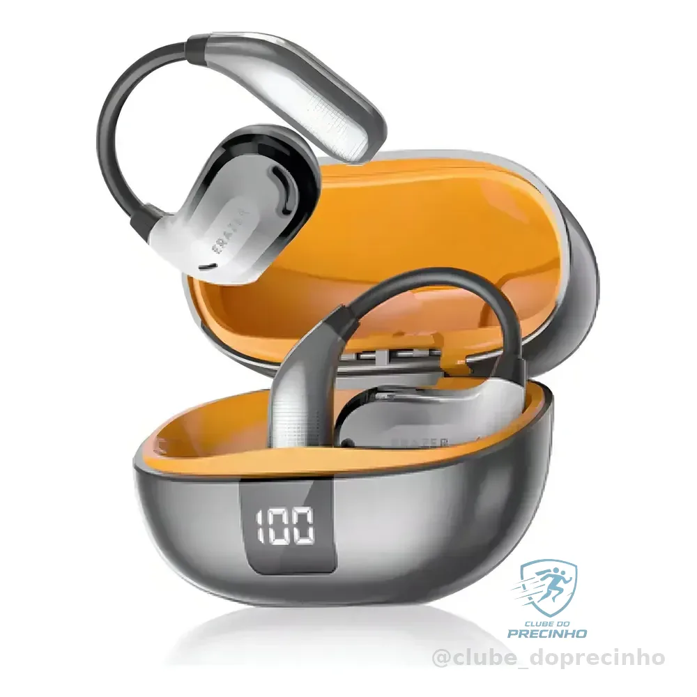 Fone De Ouvido Bluetooth Sem Fio Lenovo Erazer Xt66pro Tradutor Ai Earbud Cinza