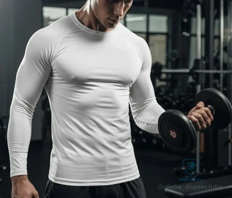 Kit com 3 Camisas Segunda Pele Dry Fit Proteção UV Mercado Livre