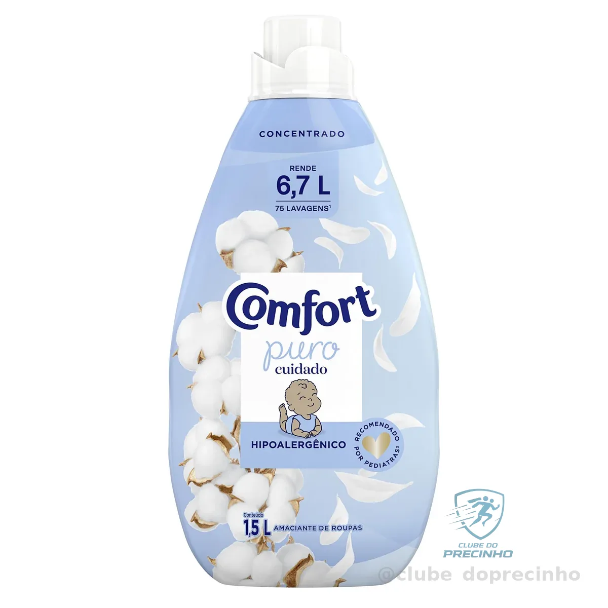 Comfort Amaciante Concentrado Puro Cuidado 1,5L