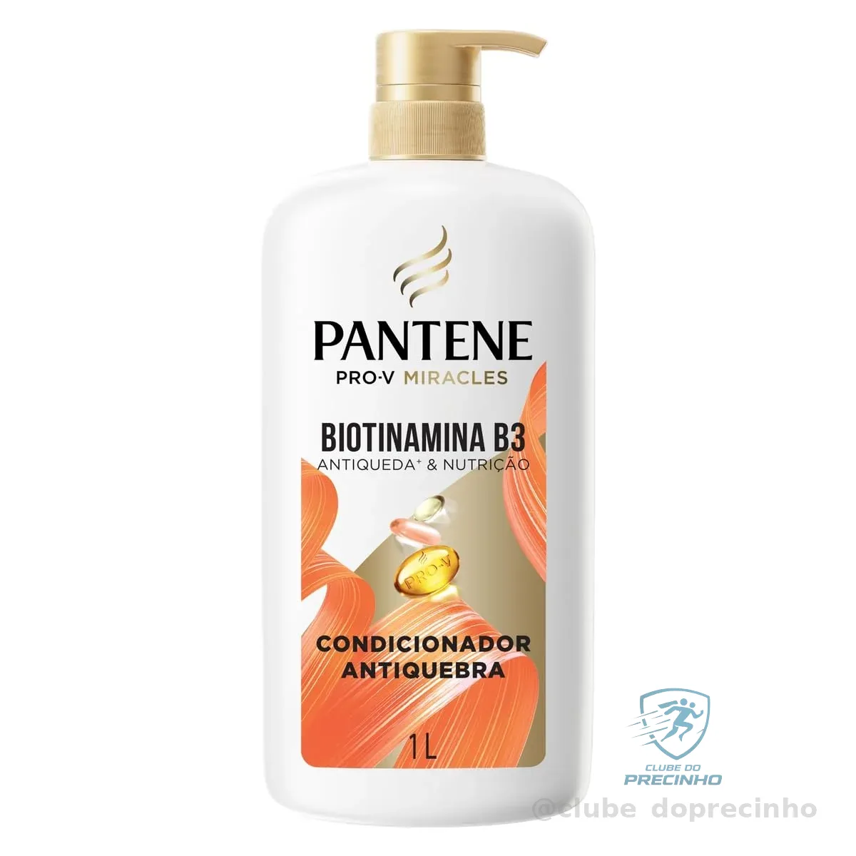 PANTENE PRO-V Miracles Condicionador Antiqueda & Nutrição Biotinamina B3 para cabelos com queda 1 L