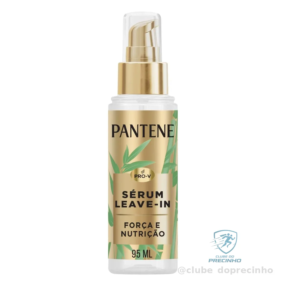 Pantene Sérum Leave-in Bambu Força e Nutrição, Controle de Frizz por até 72 horas, Não pesa no cabelo, 95ml