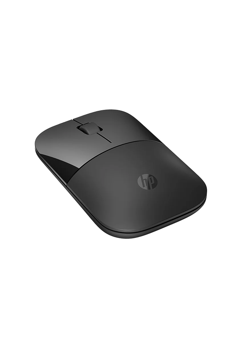 Mouse sem Fio HP Z3700 - Plug and Play com Dongle USB e Bluetooth, com até 1600 DPI, Preto (758A8AA)