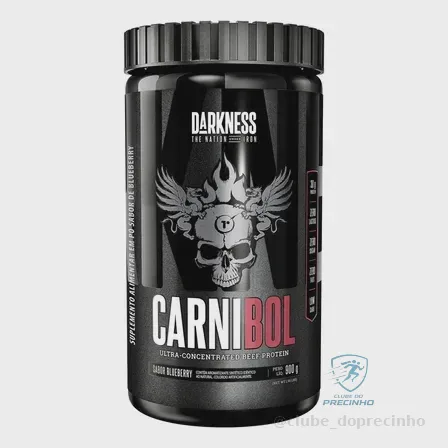 Whey Proteína de Carne Carnibol Blueberry 900g Darkness Mercado Livre