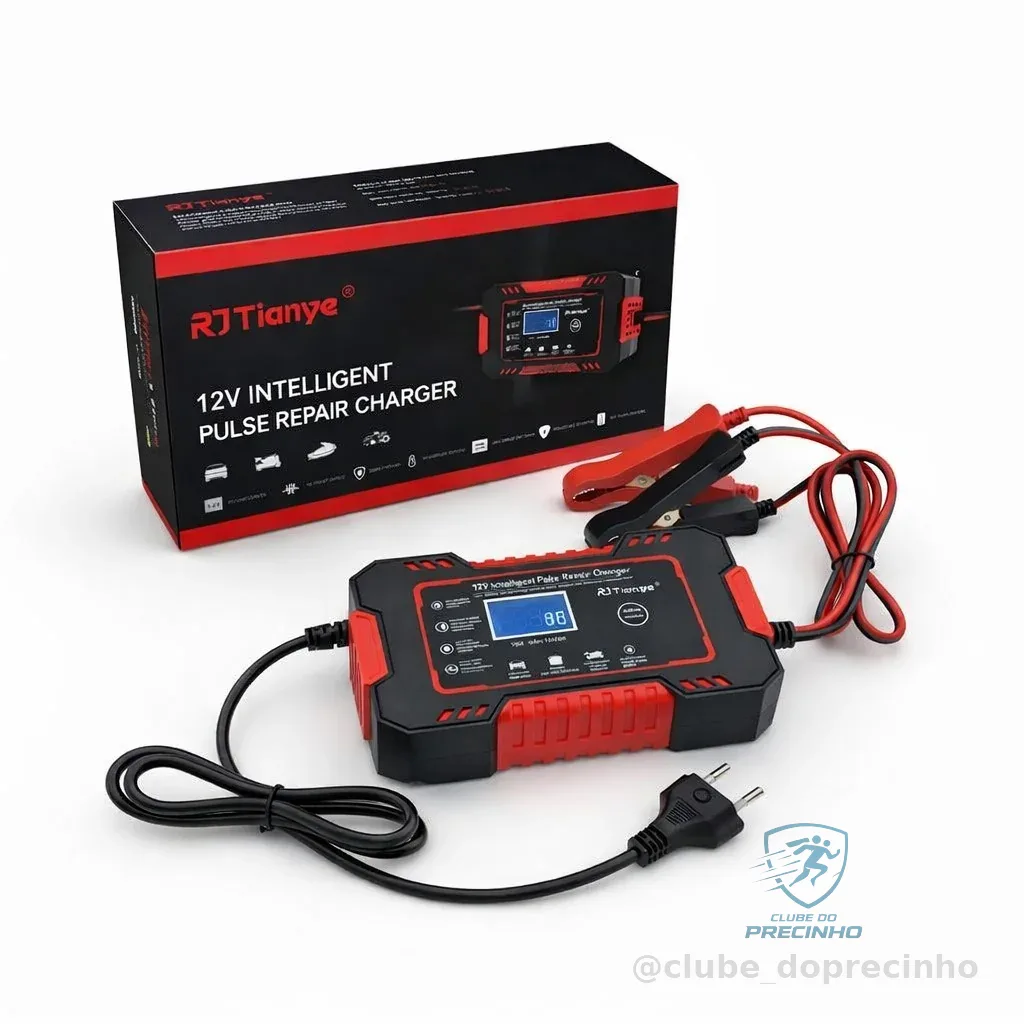 Carregador Bateria 12v Até 300 Amperes Carro Moto Caminhão Range Plane carregador bicicleta elétrica Shopee