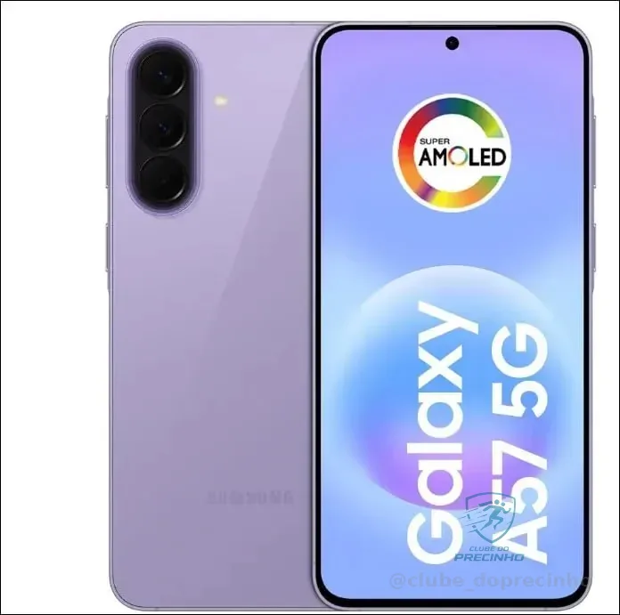 Samsung Galaxy A57 5G 128GB 8GB RAM Lilás Mercado Livre