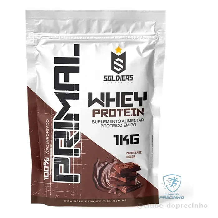 Whey Primal 1kg Chocolate Belga Mercado Livre