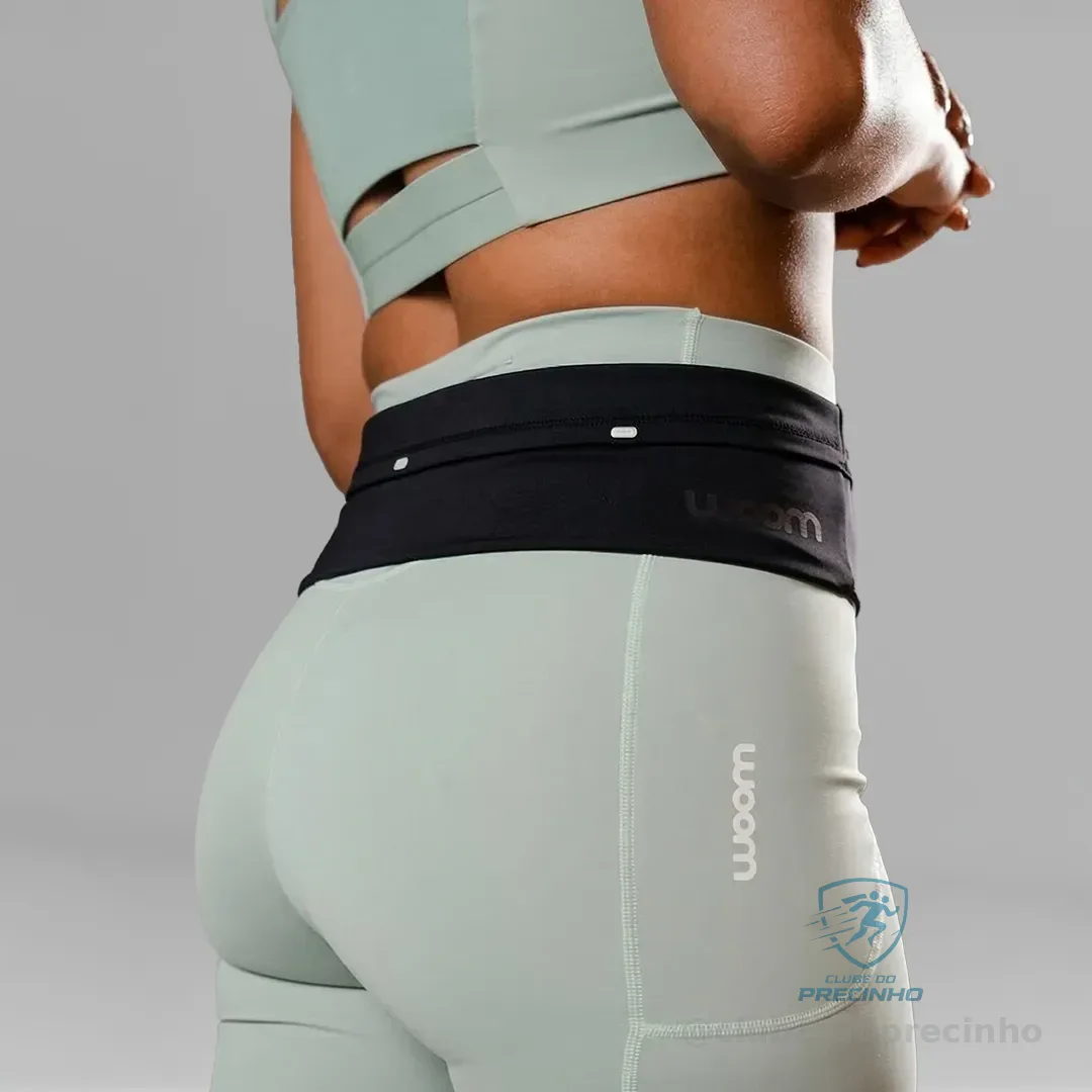 Cinto De Corrida (running Belt) Gearlab Woom Preto Unissex I Preto