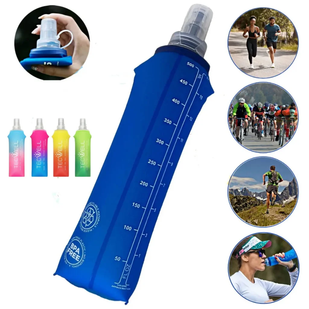 Garrafa De água Corrida Flexível 500ML