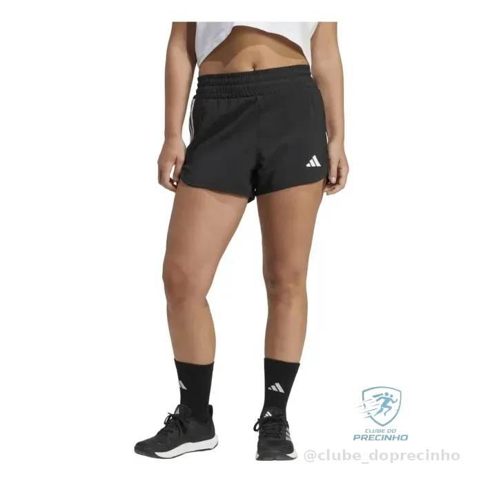 Shorts Feminino Pacer Alto Adidas Mercado Livre