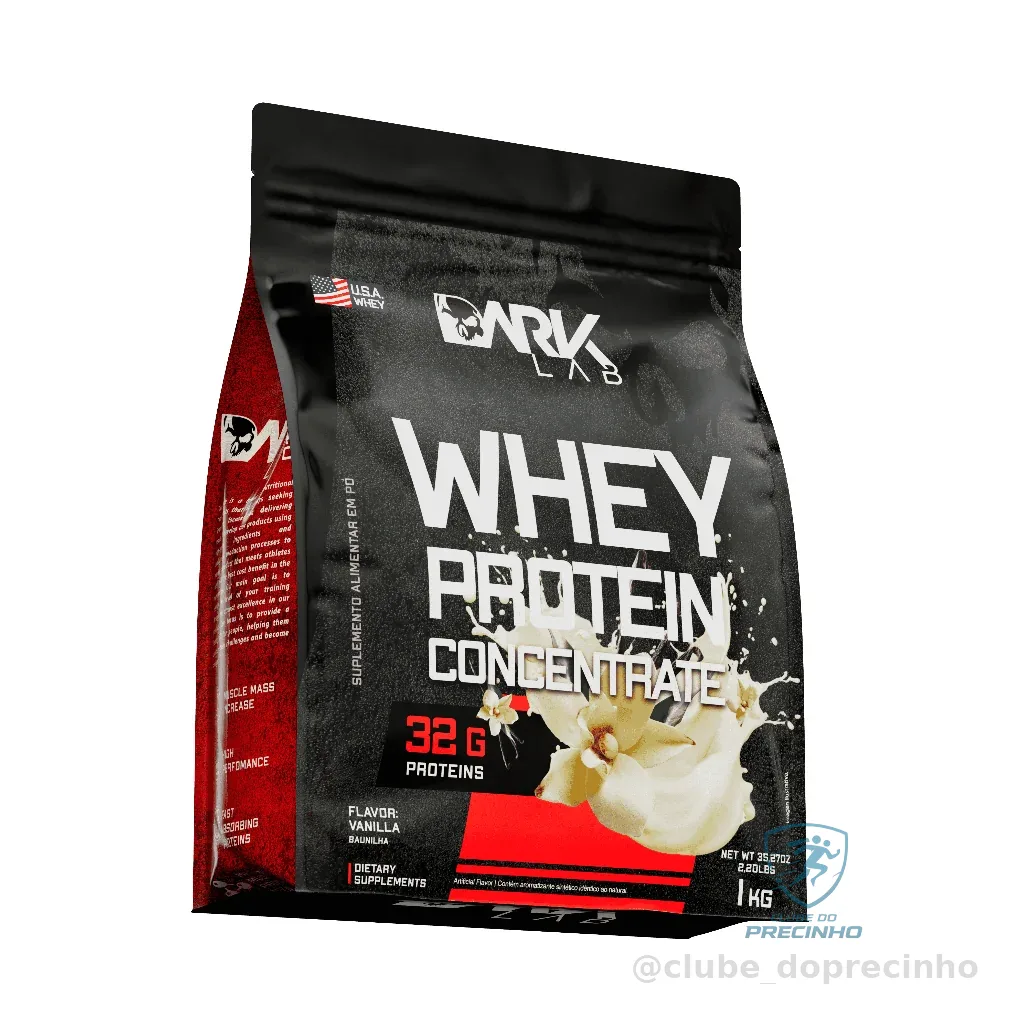 Whey Protein Concentrado 1Kg Dark Lab Shopee
