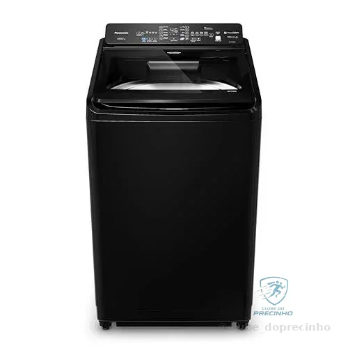 Máquina de lavar Intuitive+ Panasonic 19kg Lavagem Eficiente SmartSense Sistema Ciclone Ciclo Pet Preta - NA-F190G1BA 127V