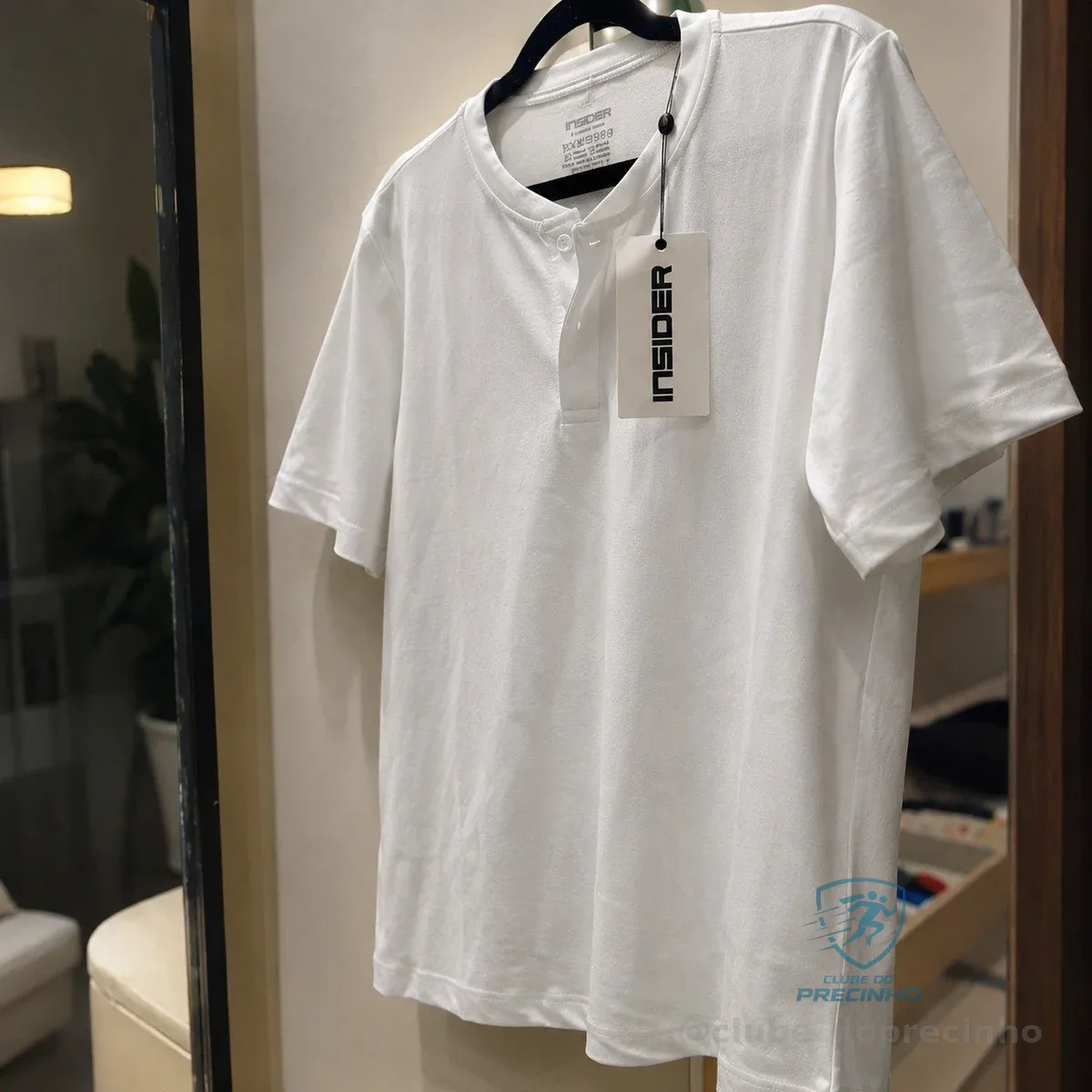 Camiseta Insider Henley Core Mercado Livre