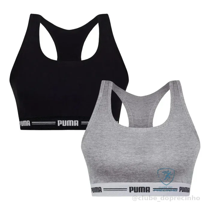 Kit 2 Tops Puma alta sustentação Mercado Livre