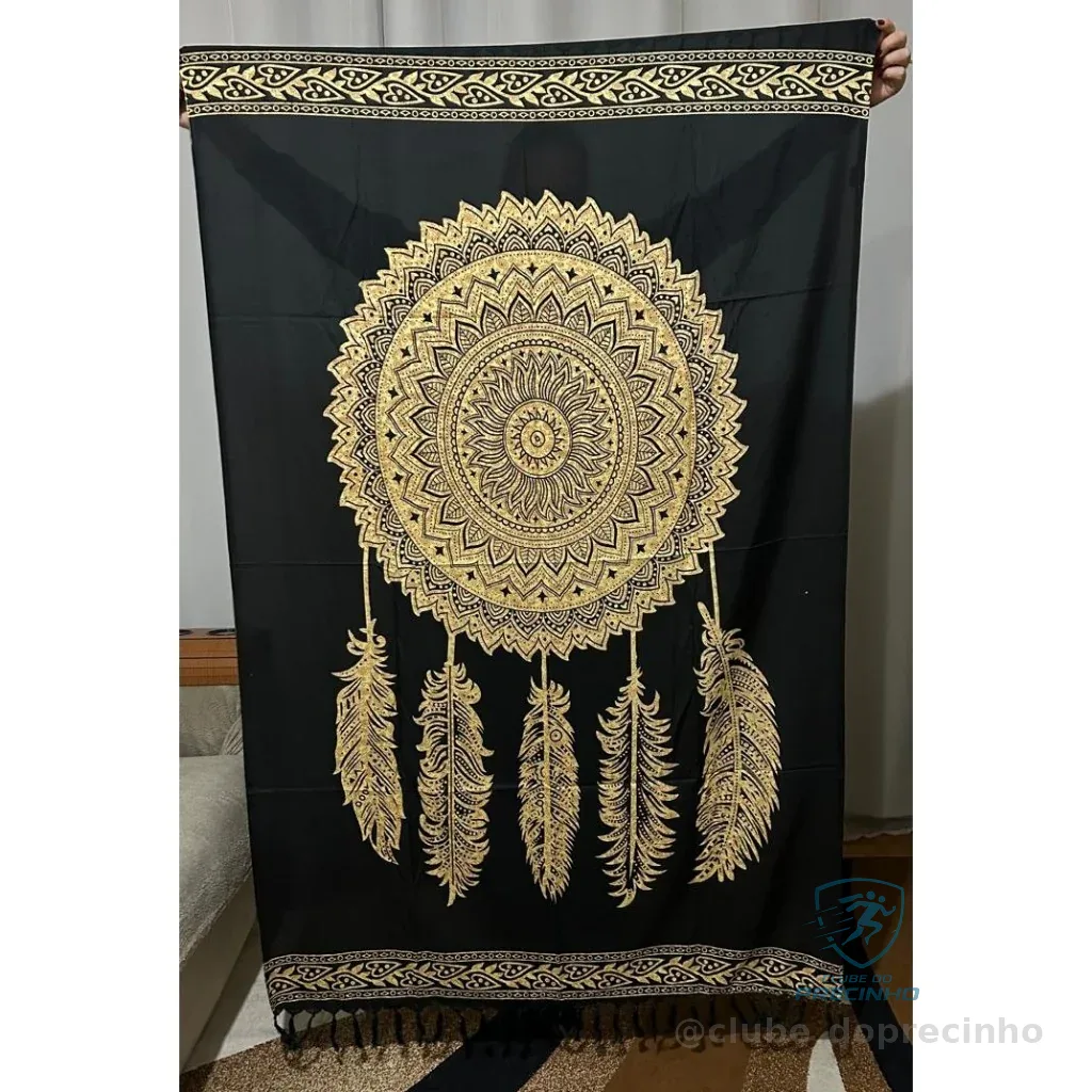 Canga de Praia Pareô com Filtro dos Sonhos /Sol /Coqueiro /Signo  /Lua / Estados - Varias Estampas Shopee