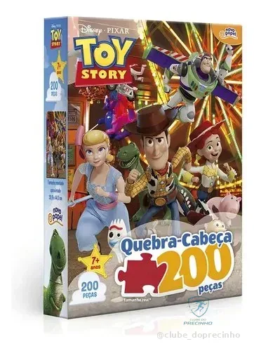 Quebra Cabeça 200 Peças Toy Story - Toyster 8095