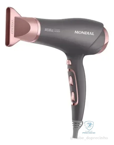 Secador De Cabelos Scn-11 2000w Grafite E Rosê Mondial Grafite-rosê 220v