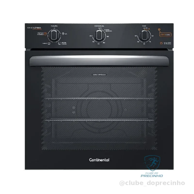 Forno de Embutir Elétrico Continental 80L com TOPLimpaFácil (OC8EM)