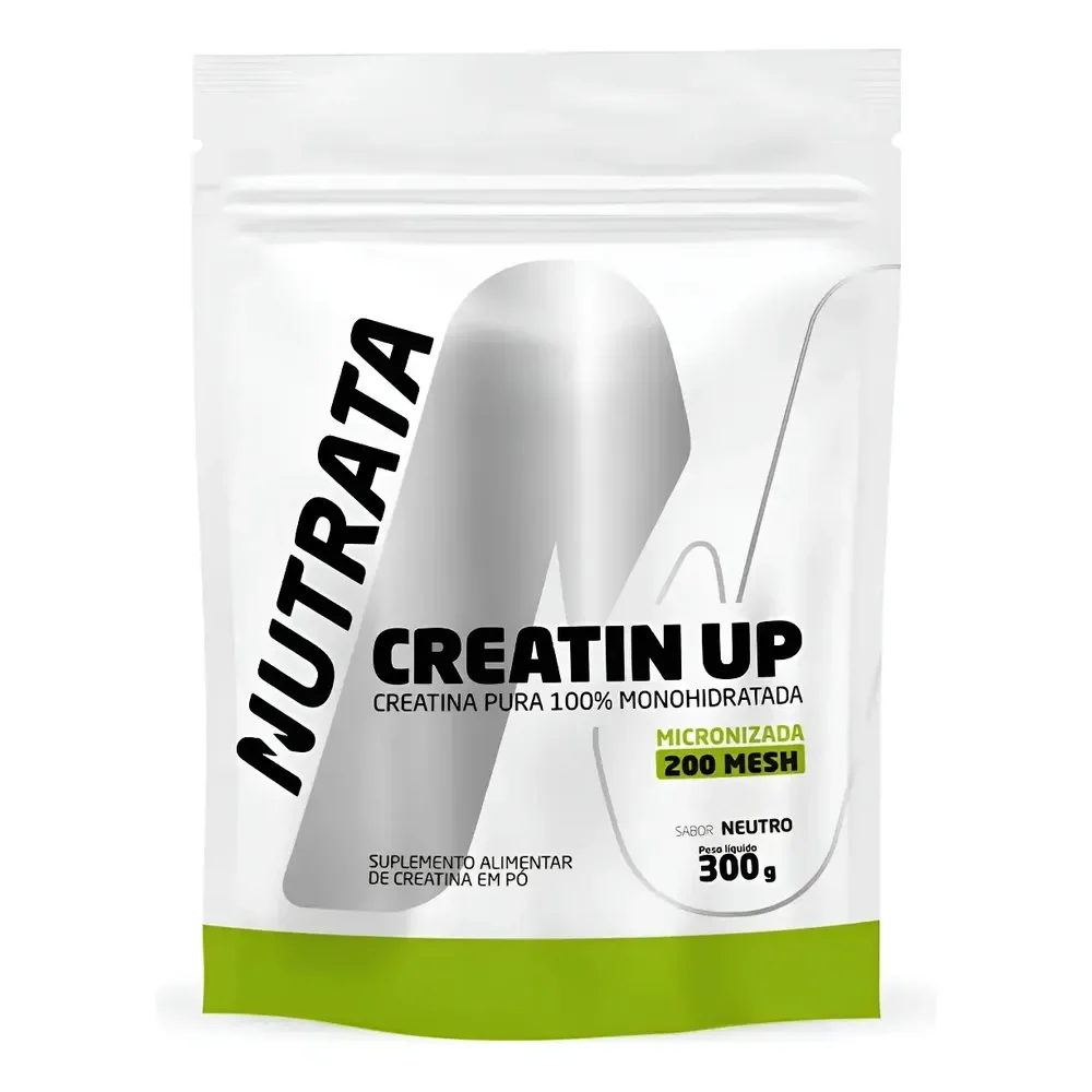 Creatina Monohidratada Up Refil 300g Nutrata Sem Sabor