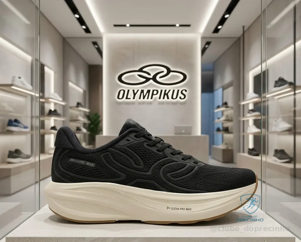 Tênis Olympikus Preto Corre Max - 35 ao 42
