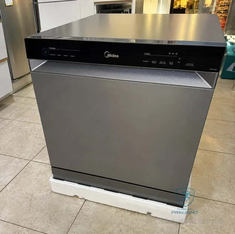 Lava Louças 8 Serviços Cinza Touch Plus Midea 220V