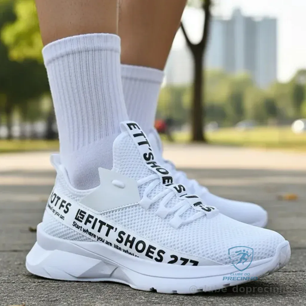 Tênis  Esportivo Confortável Academia Corrida Academia fittshoes Shopee