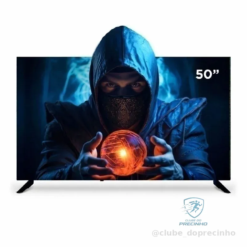 Smart TV 50" Roku Multi 4K Compatível com Alexa e Google Home
