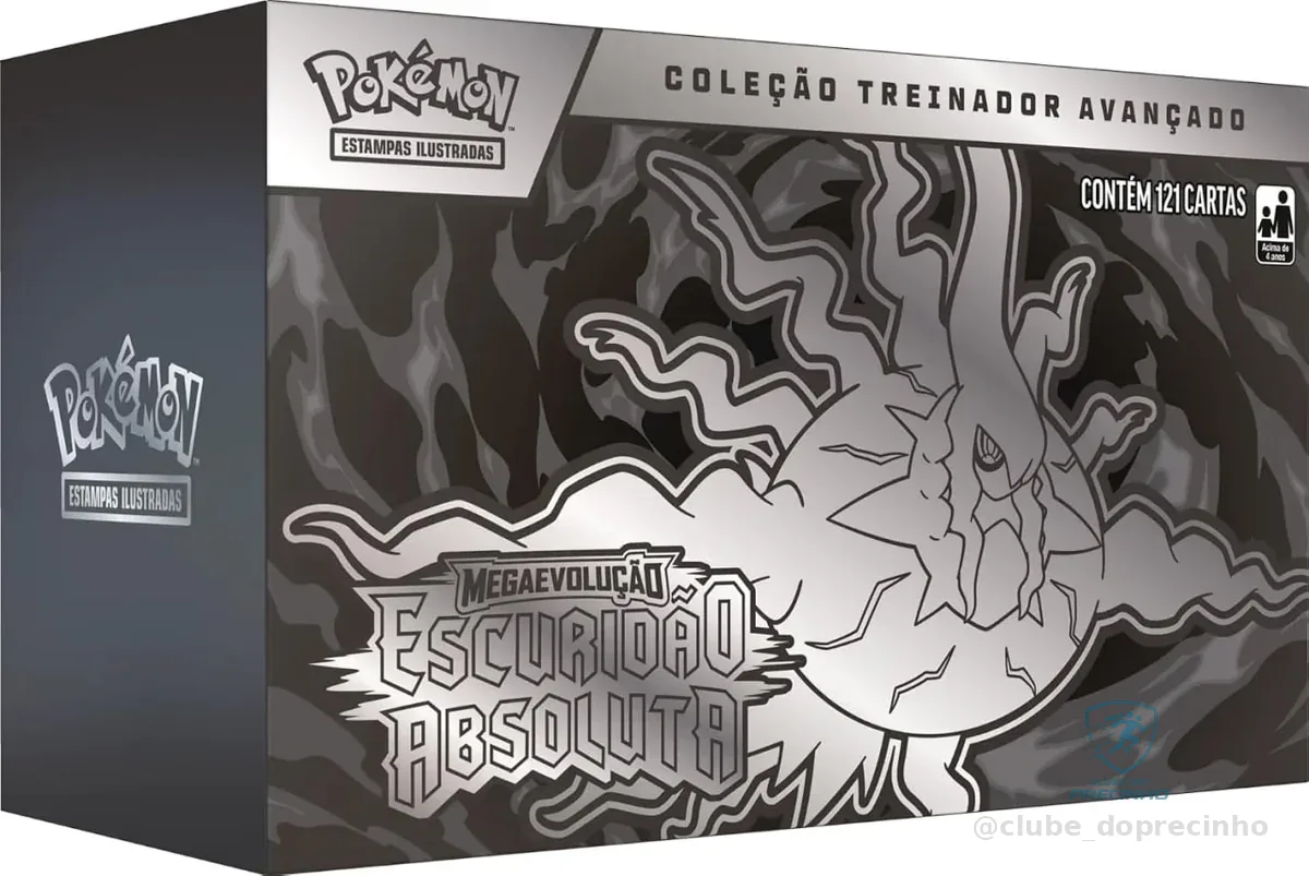 Pokémon TCG: Mega Evolução - Escuridão Absoluta - Advanced Trainer Box - Português, Jogo de Cartas