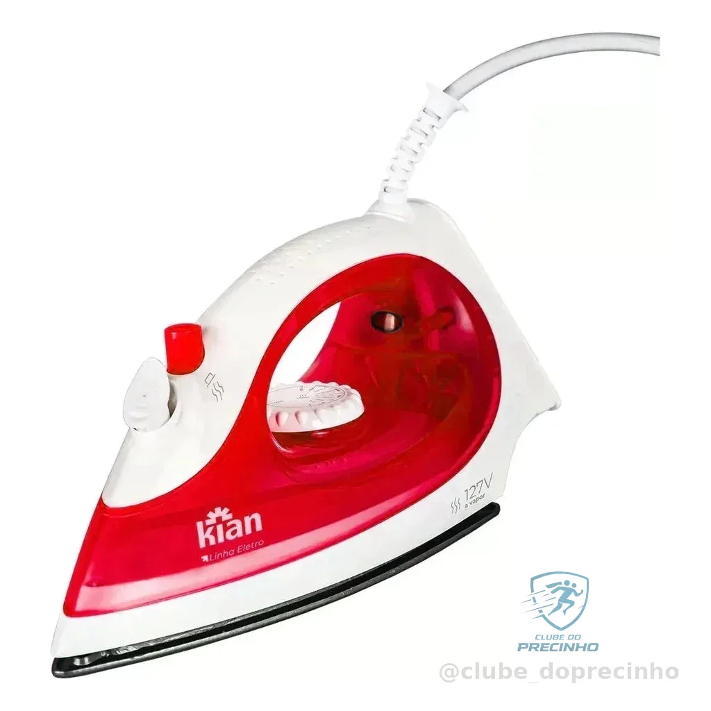 FERRO DE PASSAR SPRAY CERAMICO 127v / 220v 8 níveis de temperatura KIAN Shopee