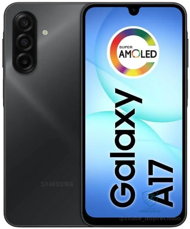 🔥 PARCELADO! Celular Samsung Galaxy A17, 256GB, 8GB, 50MP Tela 6.7", IP54 - Preto