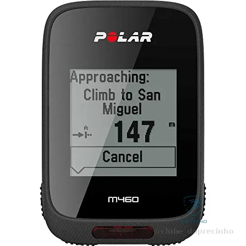 Polar Ciclo Computador com GPS M460 Preto - Acessório para Wearable