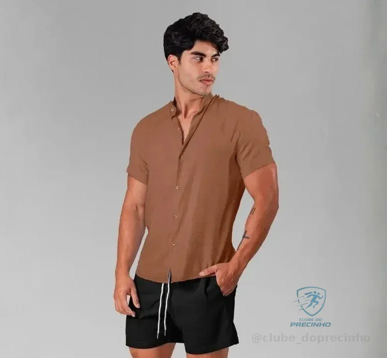 Camisa Gola Padre Manga Curta Mercado Livre