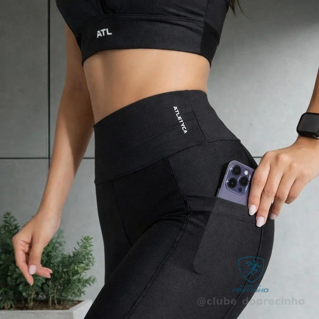 Legging Com Bolso Fitness Feminino Atletyca Mercado Livre