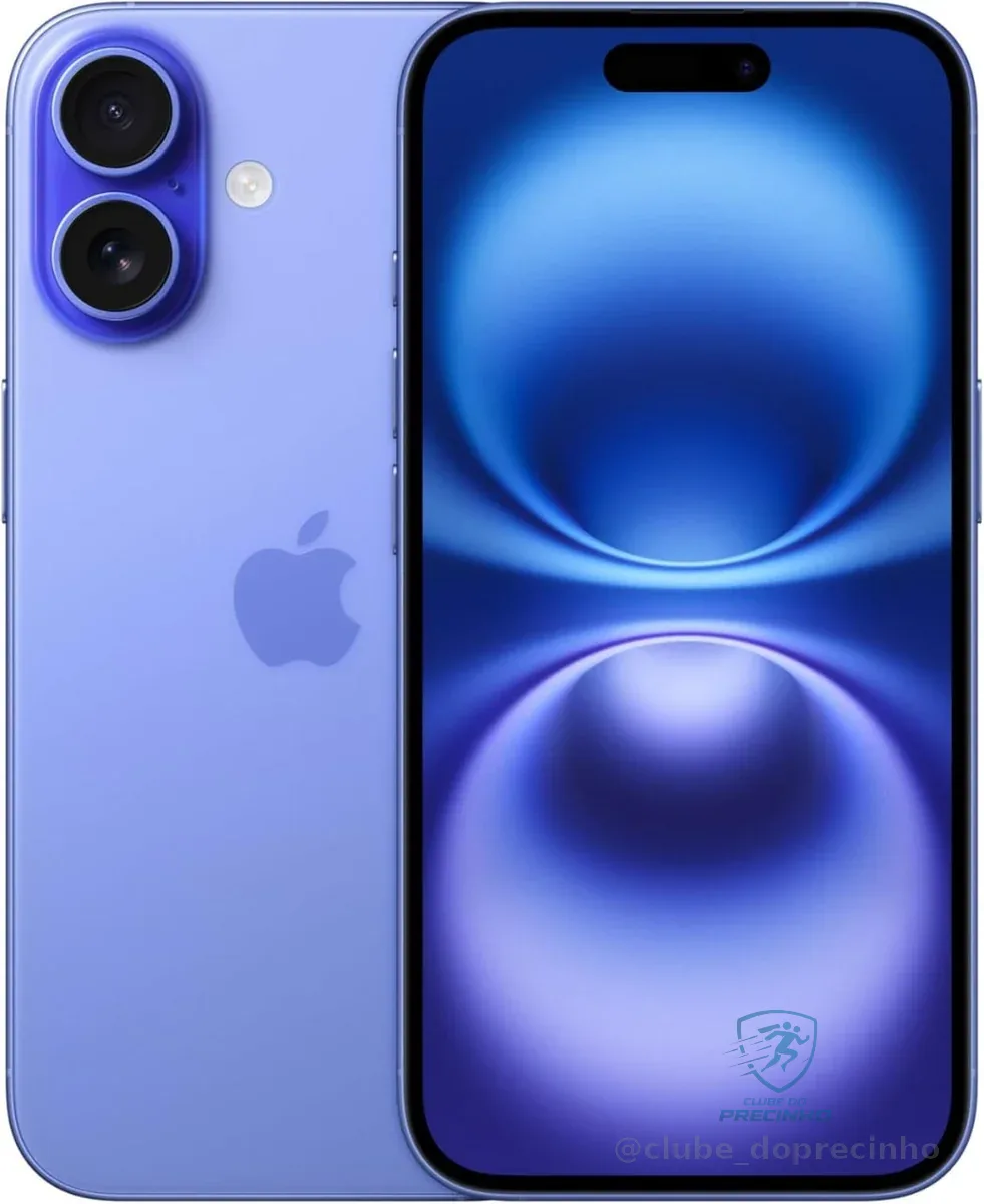 🔥 PARCELADO! Apple iPhone 16 (512 GB) – Ultramarino