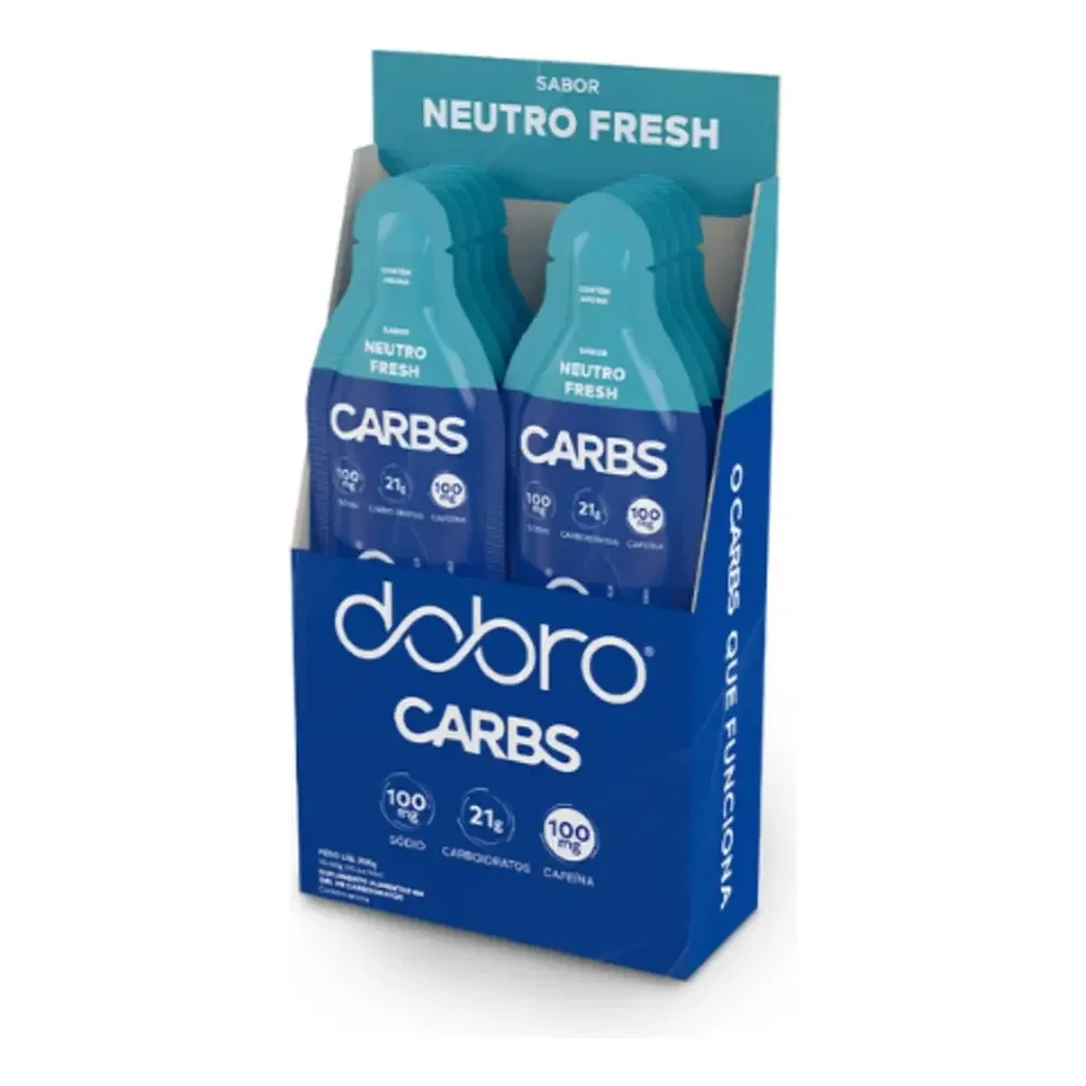 Carbs Gel Dobro Sabor Neutro Fresh Com Cafeína