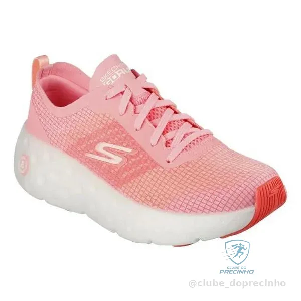 Tenis Skechers Feminino Max Cushioning Corrida Rosa Coral Mercado Livre