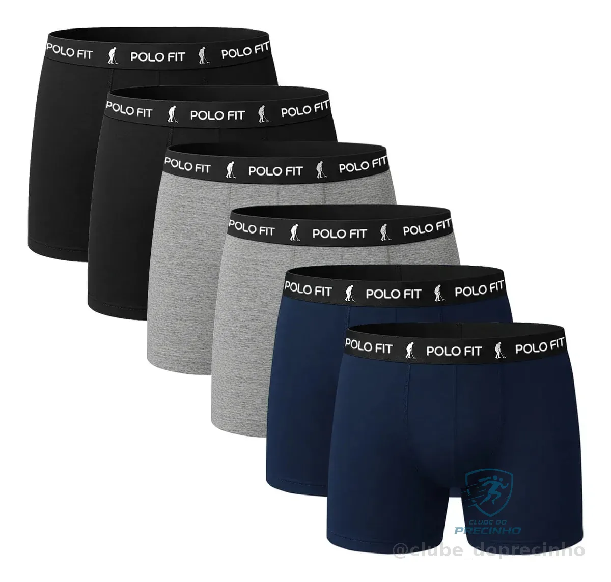 Kit 6 Cuecas Polo Fit Boxer Algodão Masculina Mercado Livre