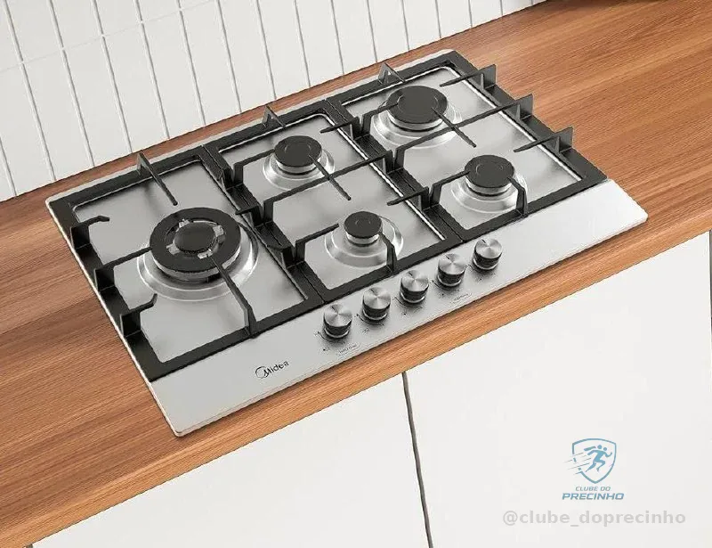 COOKTOP INOX 5 BOCAS