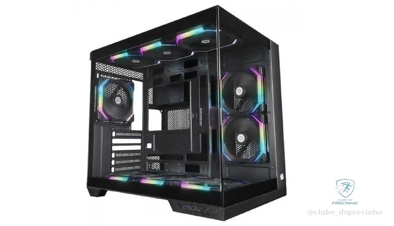 🔥 PARCELADO! Gabinete Redragon Wideload Pro CA-604B-PRO