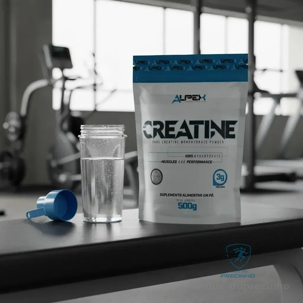 Creatina Monohidratada 500g Sem Sabor Alpex Nutrition Pouch Mercado Livre