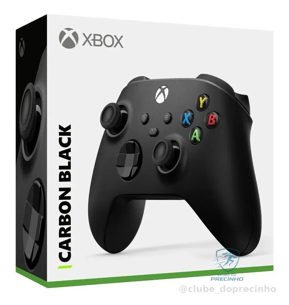 Controle Xbox Wireless Series X|S Carbon Black Mercado Livre